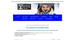 Desktop Screenshot of breathingretrainingcenter.com